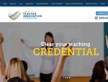 Tablet Screenshot of centerforteacherinnovation.org